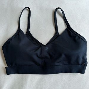 Black Nike sports bra